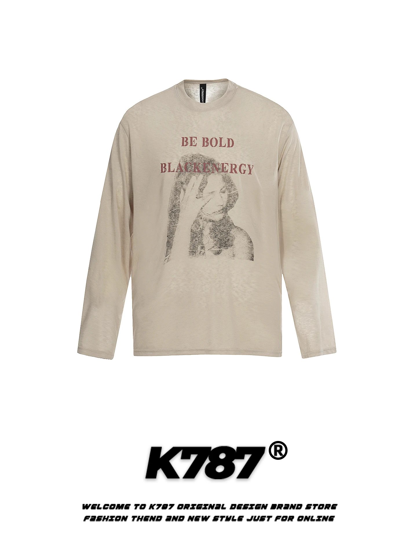 K787 American Sle Vintage Long Sve T-irt Men's Printed Portrait Worn-In Look Casual Loose Fit Versatile Couple Top
K787 American Sle Vintage Long Sve T-irt Men's Printed Portrait Worn-In Look Casual Loose Fit Versatile Couple Top