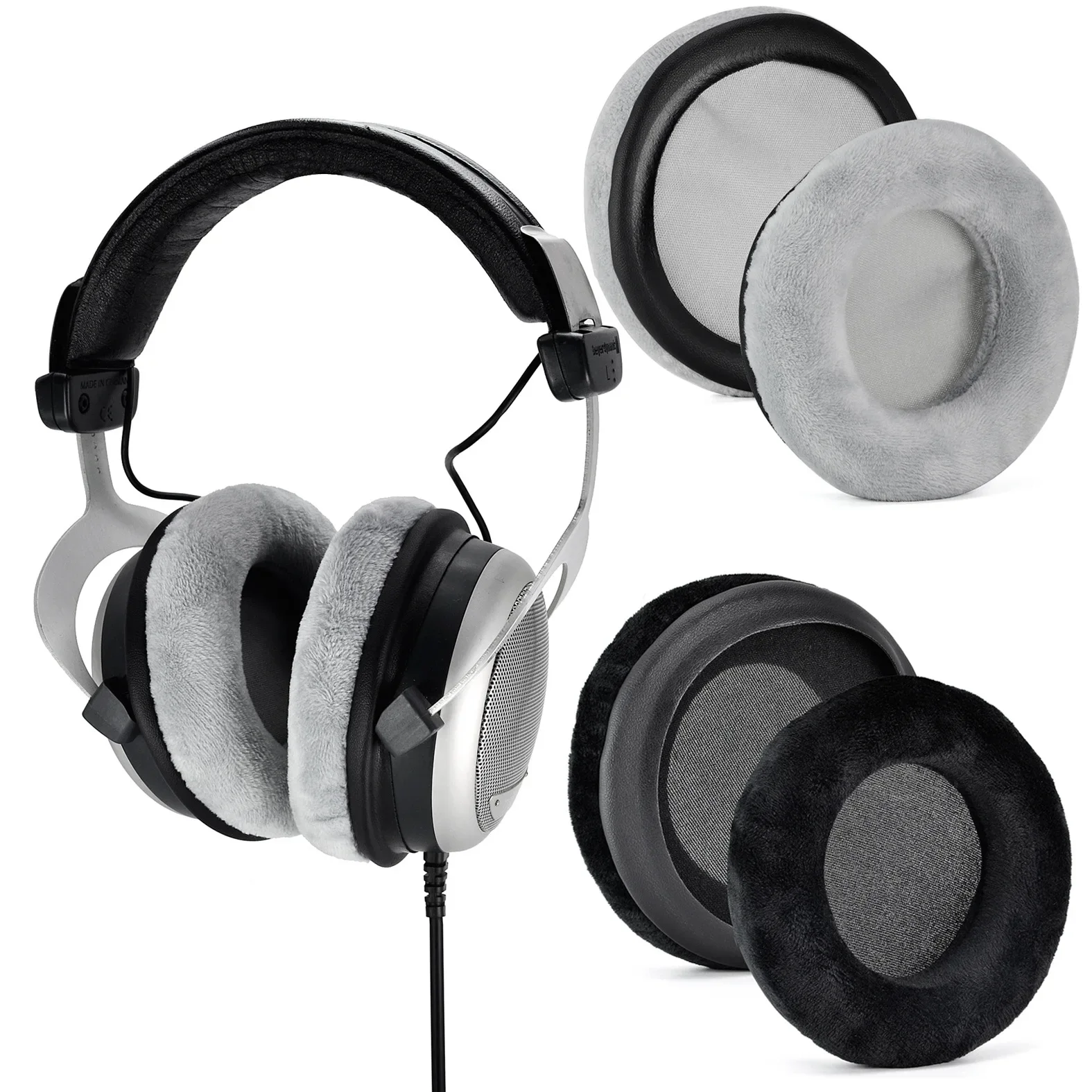 Soft memory foam Velvet Ear Pads Compatible For Beyerdynamic DT990 / DT880 / DT770 PRO Headset ,Ear Cups Earmuffs
Soft memory foam Velvet Ear Pads Compatible For Beyerdynamic DT990 / DT880 / DT770 PRO Headset ,Ear Cups Earmuffs