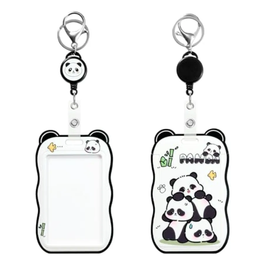 Sliding ID Card Badge Holder with Retractable Badge Reel Carabiner Clip Fashionable Vertical Card Protector for Women Men Teach
Sliding ID Card Badge Holder with Retractable Badge Reel Carabiner Clip Fashionable Vertical Card Protector for Women Men Teach