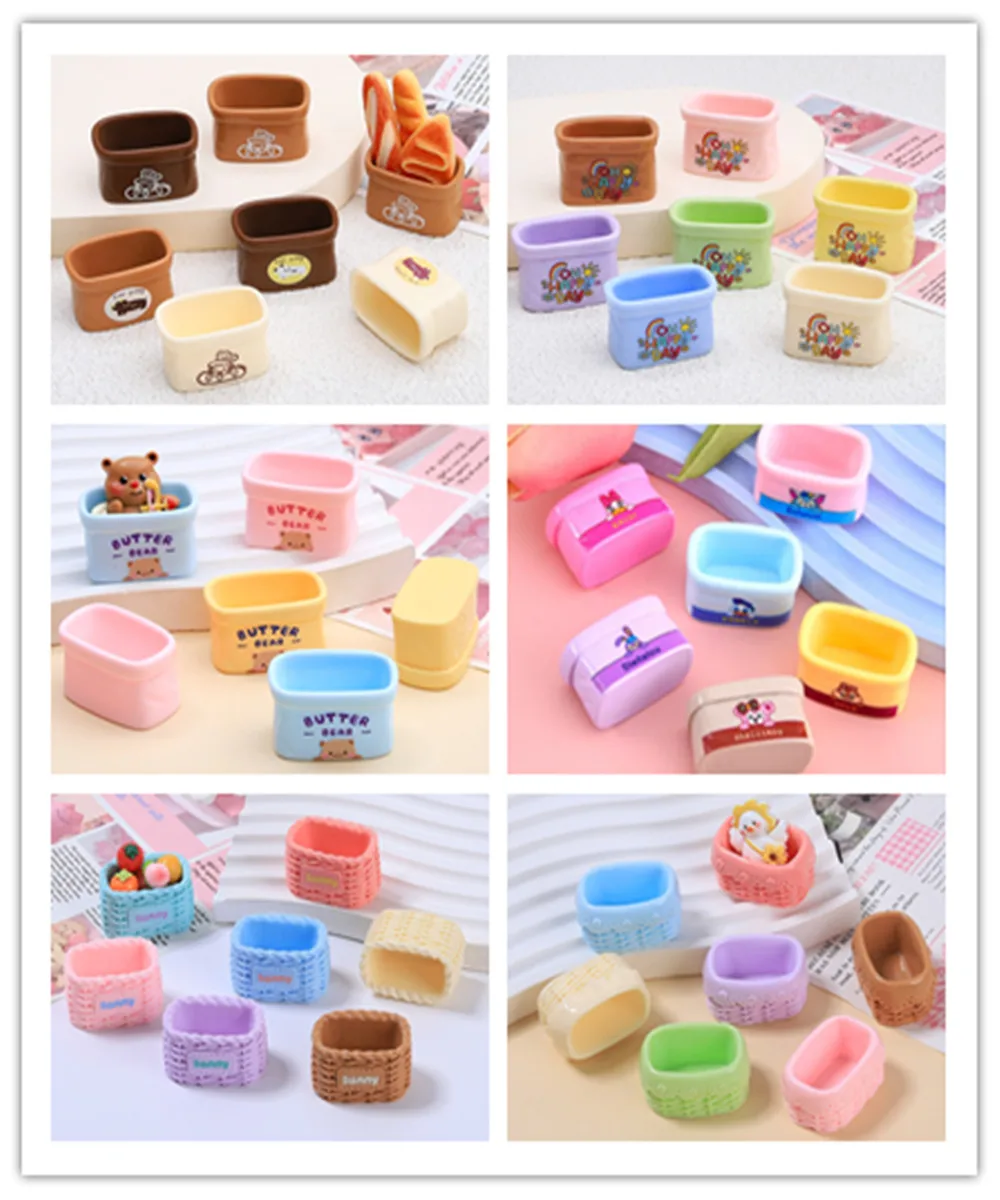 100pcs Simulation basket breadbox DIY Scrapbooking for Mini Kitchen Dinner Tableware dollhouse Decor Accessories
100pcs Simulation basket breadbox DIY Scrapbooking for Mini Kitchen Dinner Tableware dollhouse Decor Accessories