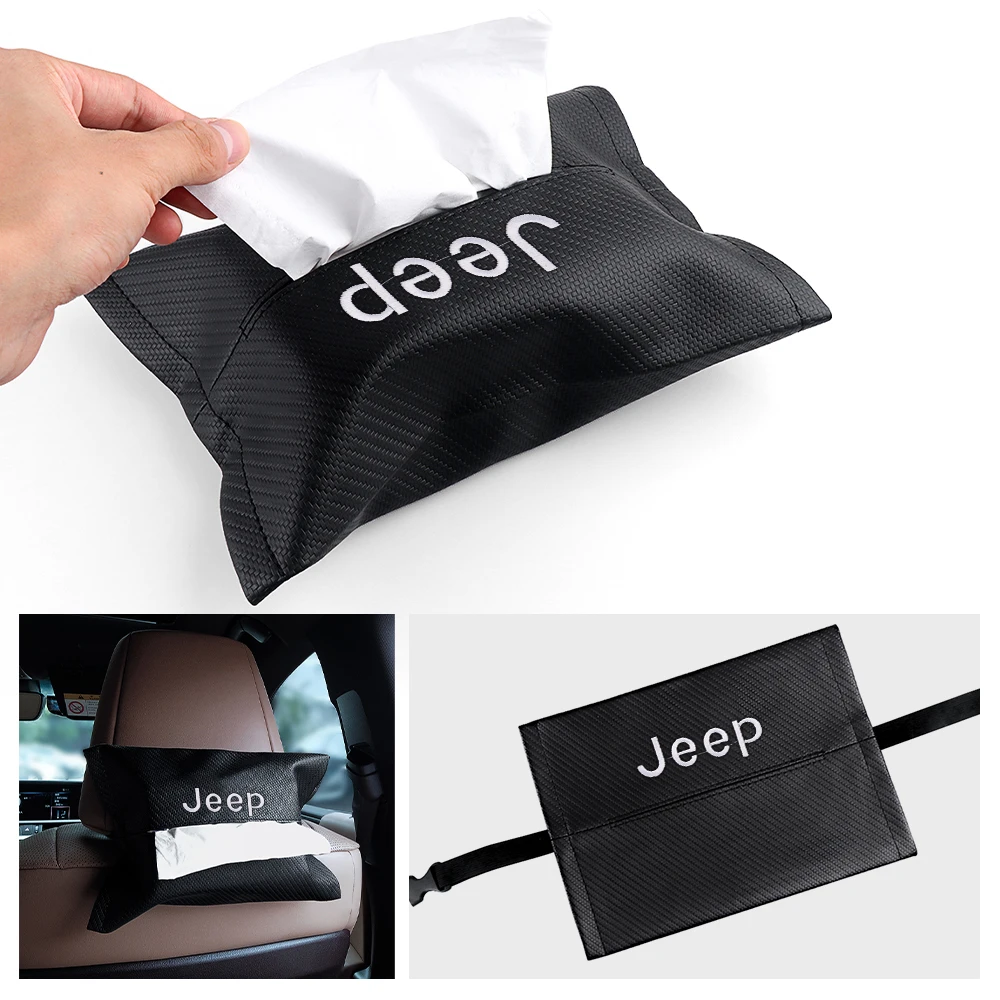 Коробка для салфеток в автомобиль из углеродного волокна, органайзер для хранения бумажных полотенец на спинку сиденья для Jeep Renegade, Wrangler, JPB, Compass, Grand Cherokee, аксессуары
Коробка для салфеток в автомобиль из углеродного волокна, органайзер для хранения бумажных полотенец на спинку сиденья для Jeep Renegade, Wrangler, JPB, Compass, Grand Cherokee, аксессуары