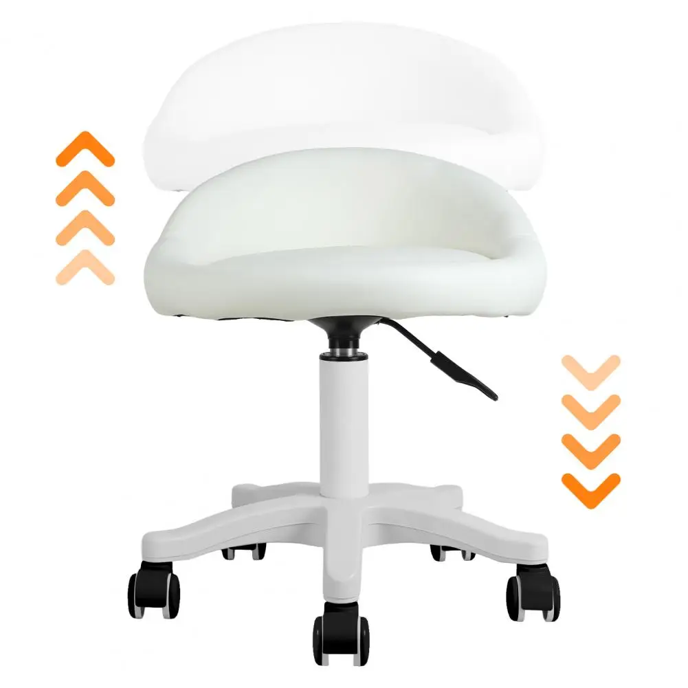 Rolling Stool 360 Degree Rotating Salon Chair Ergonomic Swivel Seat Adjustable Height Quiet Wheels Faux Leather Cushion
Rolling Stool 360 Degree Rotating Salon Chair Ergonomic Swivel Seat Adjustable Height Quiet Wheels Faux Leather Cushion