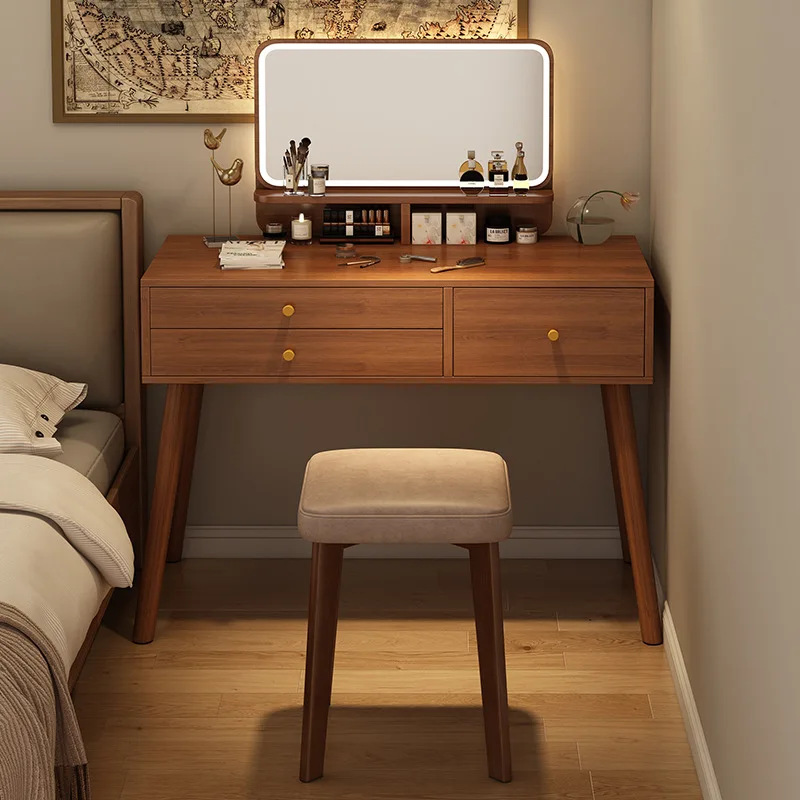 New Chinese dresser household 2026 new small apartment makeup table bucket cabinet integrated bedside storage cabinet
New Chinese dresser household 2026 new small apartment makeup table bucket cabinet integrated bedside storage cabinet