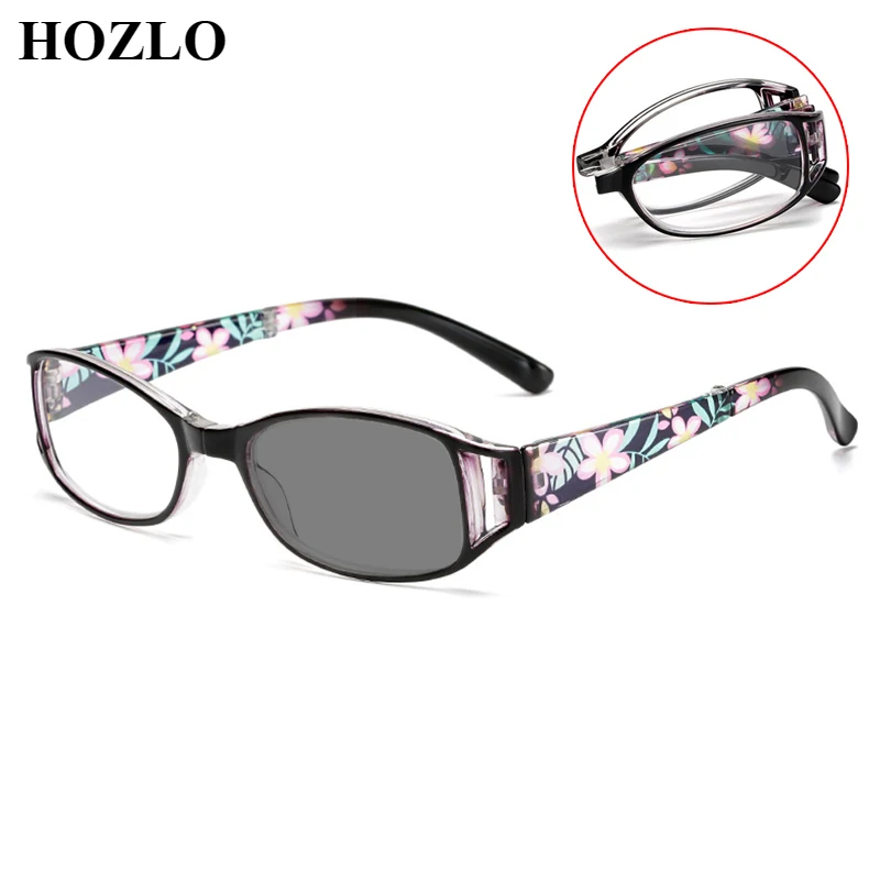 Women Fashion Folding Printing Photochromic Reading Sunglasses Magnifier For Female Travel Driving Sun Automatic Discoloration
Women Fashion Folding Printing Photochromic Reading Sunglasses Magnifier For Female Travel Driving Sun Automatic Discoloration