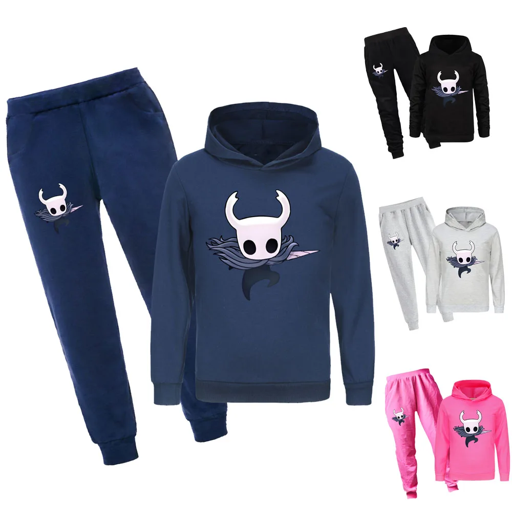 Kids Hollow Knight Hoodies Sets Children Hollow Knight Autumn and Spring Long Sleeve Sweatshirts Trousers 2pcs Costume Outfits
Kids Hollow Knight Hoodies Sets Children Hollow Knight Autumn and Spring Long Sleeve Sweatshirts Trousers 2pcs Costume Outfits