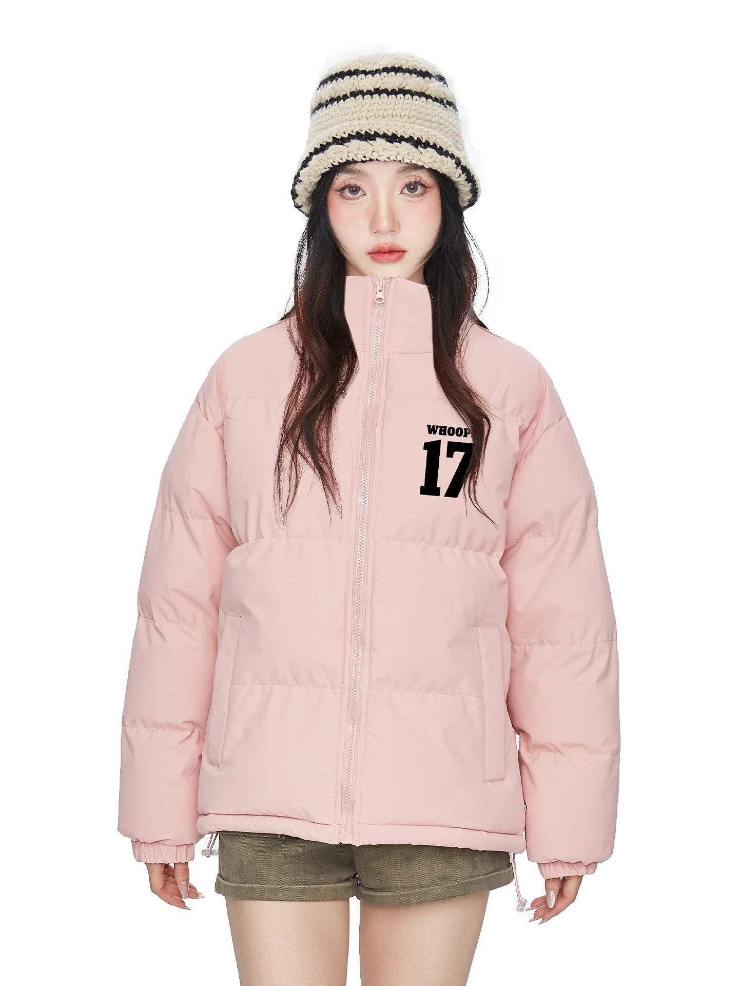 Whoops American Design Thiened Cotton Jaet Women's 7 Print Stand Collar Winter New Sle Versatile Outerwear
Whoops American Design Thiened Cotton Jaet Women's 7 Print Stand Collar Winter New Sle Versatile Outerwear