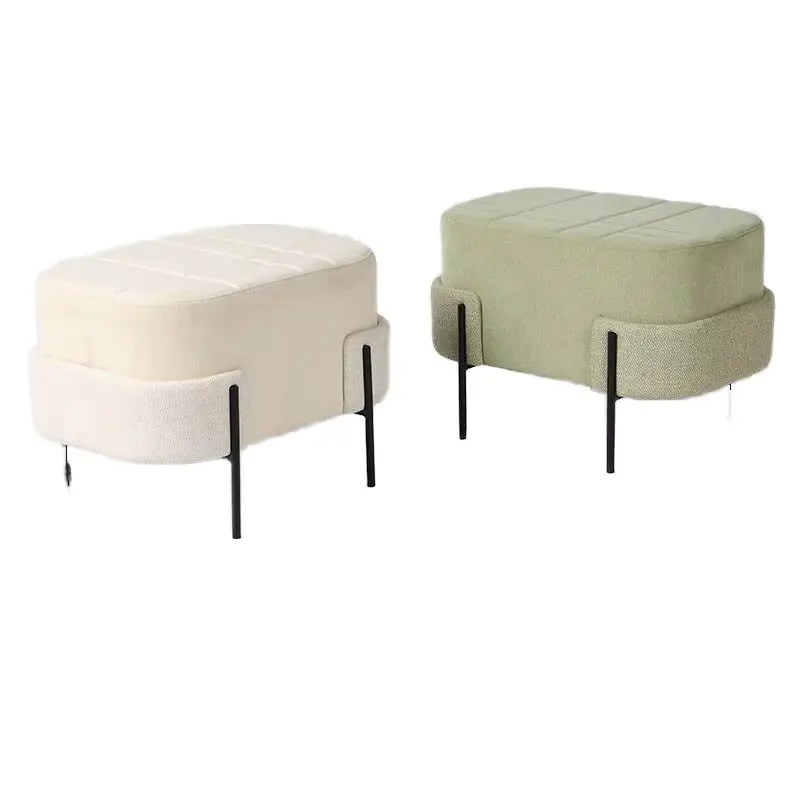 Modern Oval Ottoman Stool Pouf Simple Home Metal Frame Furniture for Bedroom and Living Room
Modern Oval Ottoman Stool Pouf Simple Home Metal Frame Furniture for Bedroom and Living Room