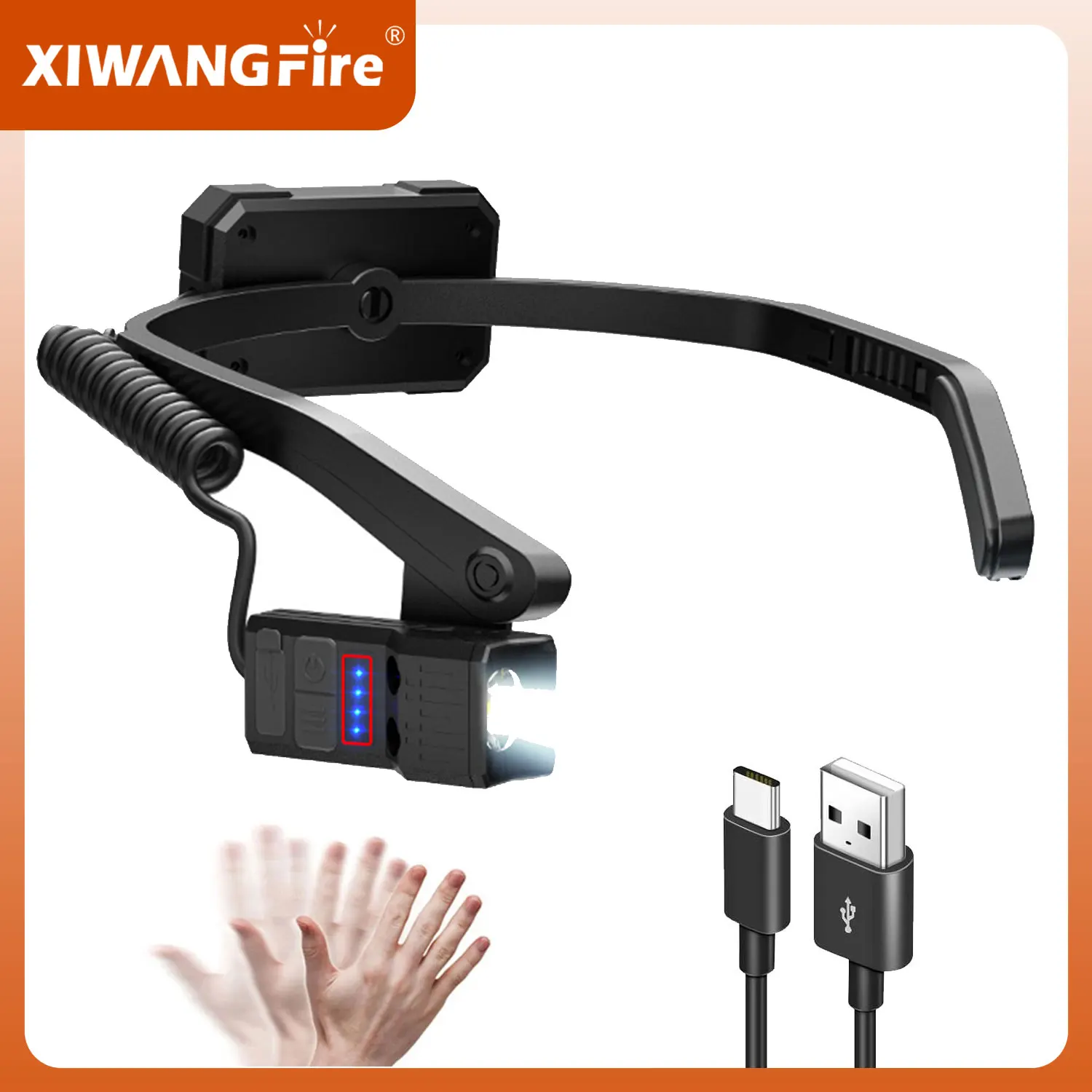 Фара с датчиком высокой яркости и ушными ремнями, съемная головка лампы, аккумулятор 1200 мАч, перезаряжаемый уличный налобный фонарь для рыбалки
Фара с датчиком высокой яркости и ушными ремнями, съемная головка лампы, аккумулятор 1200 мАч, перезаряжаемый уличный налобный фонарь для рыбалки