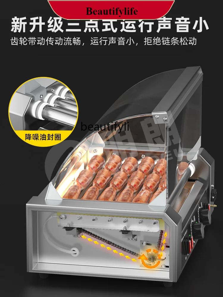 E132 Roast Sausage Machine Commercial Sausage Machine Household Multi-Function Automatic Temperature Control Stall Machine
E132 Roast Sausage Machine Commercial Sausage Machine Household Multi-Function Automatic Temperature Control Stall Machine