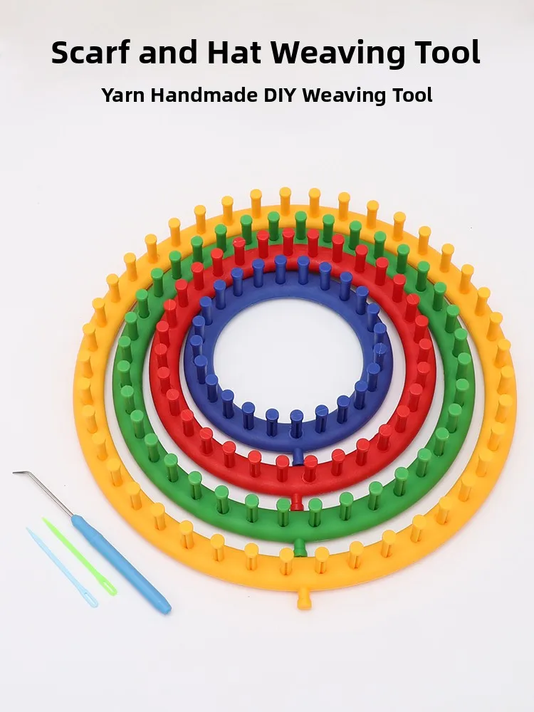 Handmade DIY Sweater Scarf Tool Kit Yarn Knitting Loom Lazy Person's Scarf Ne Warmer Kit Plastic Home Sewing Tools
Handmade DIY Sweater Scarf Tool Kit Yarn Knitting Loom Lazy Person's Scarf Ne Warmer Kit Plastic Home Sewing Tools