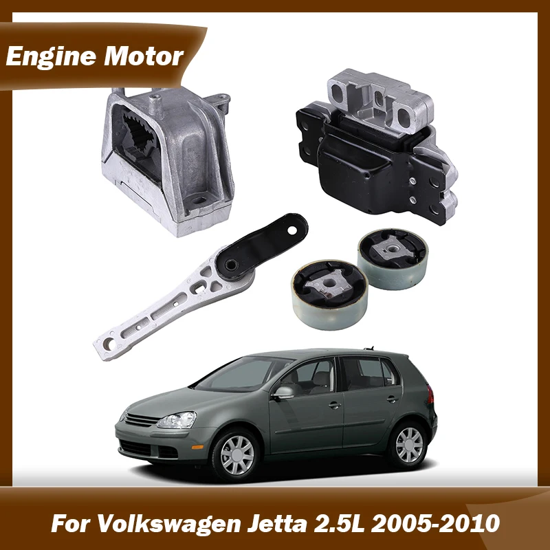 Engine Motor Transmission Mount Set 5PCS Fit for Volkswagen Jetta 2.5L 2005 2006 2007 2008 2009 2010 Easy to Install Auto Parts
Engine Motor Transmission Mount Set 5PCS Fit for Volkswagen Jetta 2.5L 2005 2006 2007 2008 2009 2010 Easy to Install Auto Parts