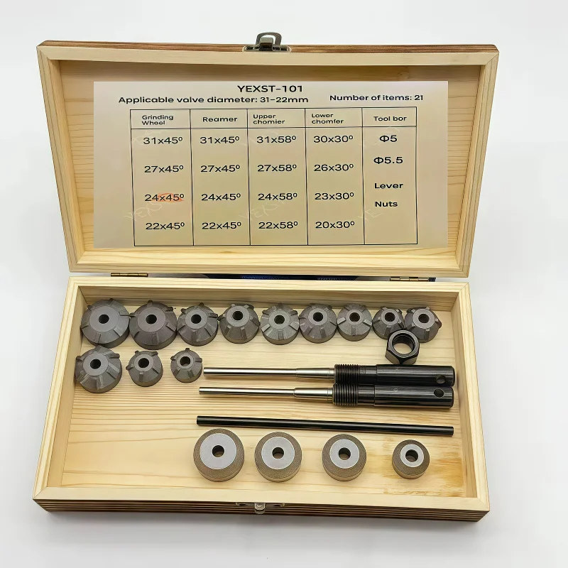 Whole Set Valve Seat Reamer Cutter Grinding Wheel Toolholder Motorcycle Engine Repair Tool Valve Tool Kit
Whole Set Valve Seat Reamer Cutter Grinding Wheel Toolholder Motorcycle Engine Repair Tool Valve Tool Kit