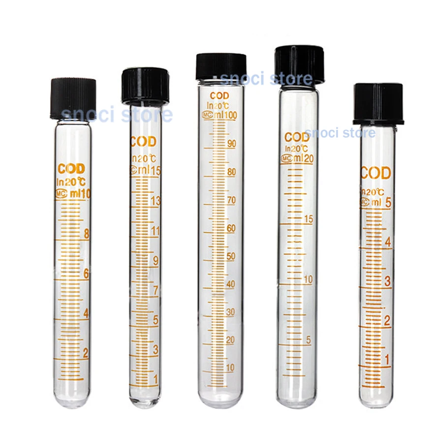 Glass COD digestion tube Colorimetric tube reaction tube glass test tube hydrolysis tube High temperature resistance,2Pcs/Pack
Glass COD digestion tube Colorimetric tube reaction tube glass test tube hydrolysis tube High temperature resistance,2Pcs/Pack