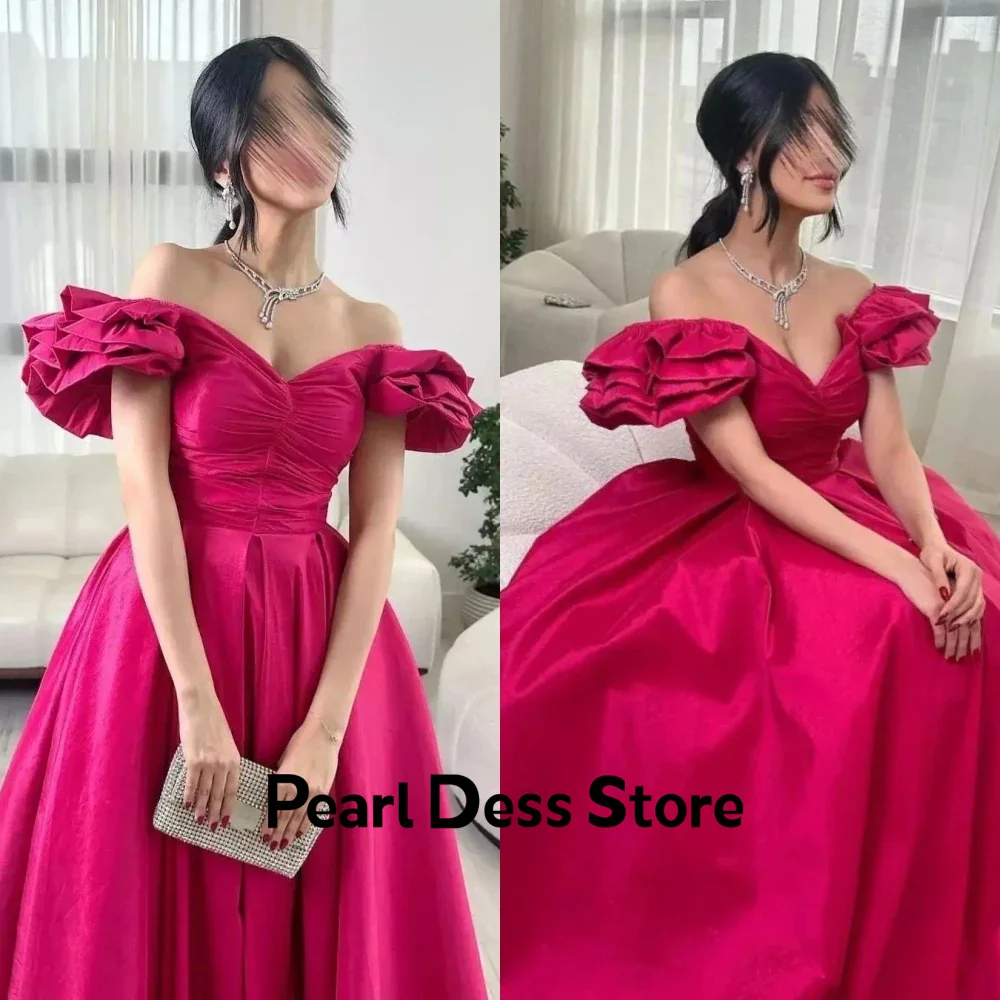 2024 Off the Shoulder Satin Ball Dress and Floor Length Pleated Half skirt Fashion High Quality Evening Dress
2024 Off the Shoulder Satin Ball Dress and Floor Length Pleated Half skirt Fashion High Quality Evening Dress