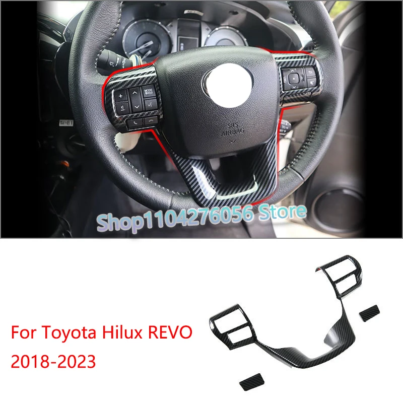 Для Toyota Fortuner Hilux Revo 2018 2019 2020 2021 2022 2023, крышка рулевого колеса из АБС-пластика из углеродного волокна, пластиковые аксессуары
Для Toyota Fortuner Hilux Revo 2018 2019 2020 2021 2022 2023, крышка рулевого колеса из АБС-пластика из углеродного волокна, пластиковые аксессуары