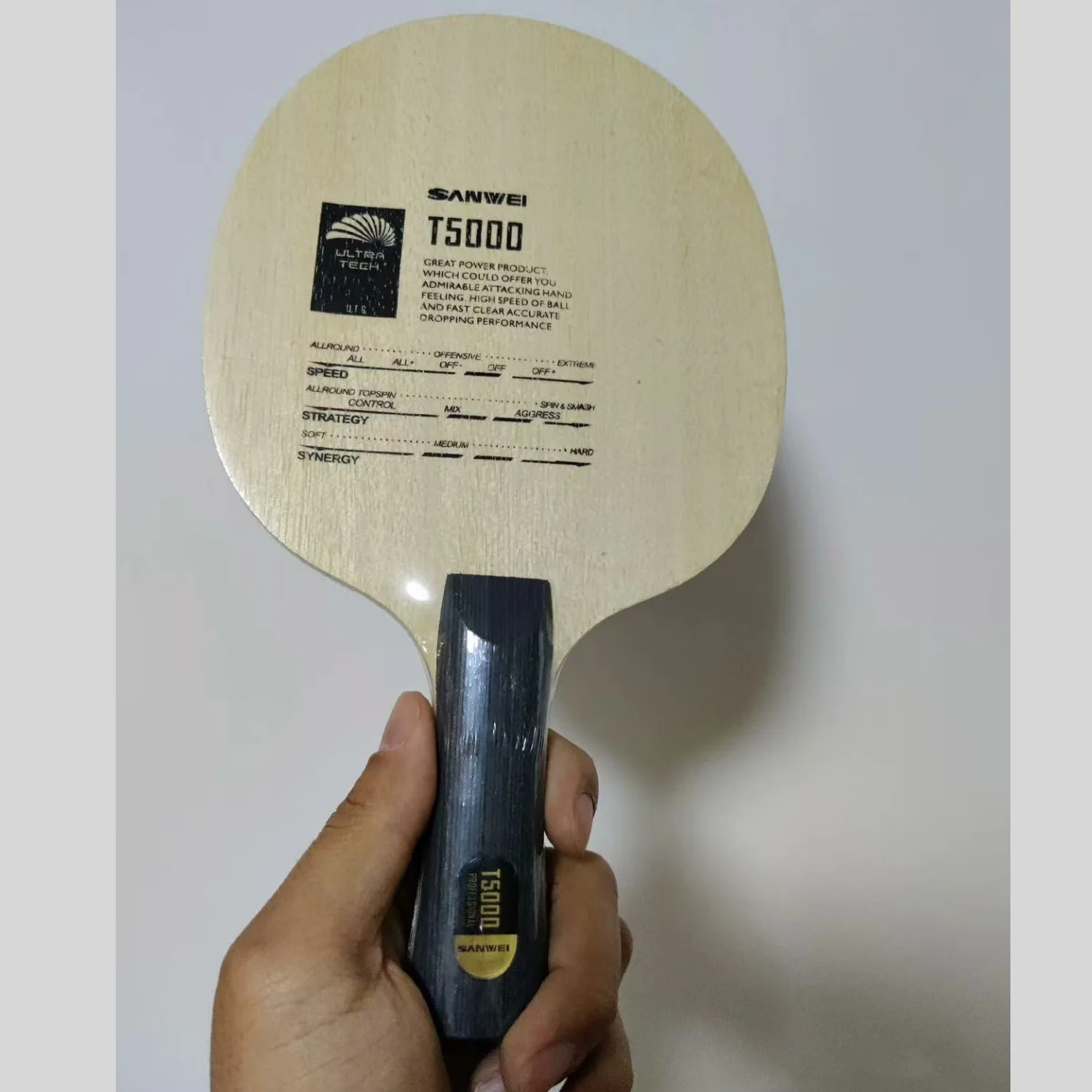 SANWEI T5000 Table Tennis Blade 5Ply Wood 2Carbon Offensive Loop Children Junior Beginner Training FL/CS/ST
SANWEI T5000 Table Tennis Blade 5Ply Wood 2Carbon Offensive Loop Children Junior Beginner Training FL/CS/ST