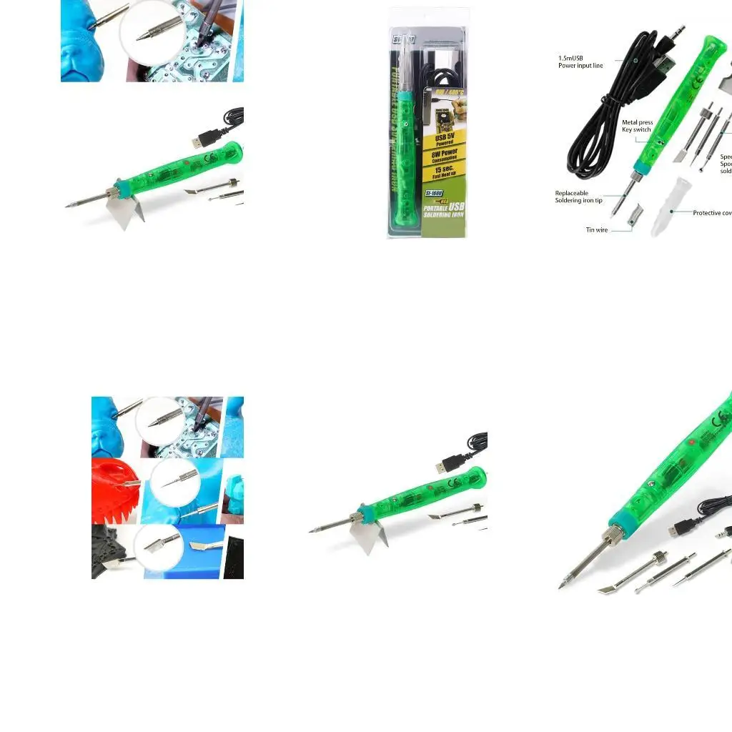 652F Portable Print Finishing Tool USB 5V Repair Tool Soldering Iron Pen Mini Welding 8W for Home DIY Use
652F Portable Print Finishing Tool USB 5V Repair Tool Soldering Iron Pen Mini Welding 8W for Home DIY Use