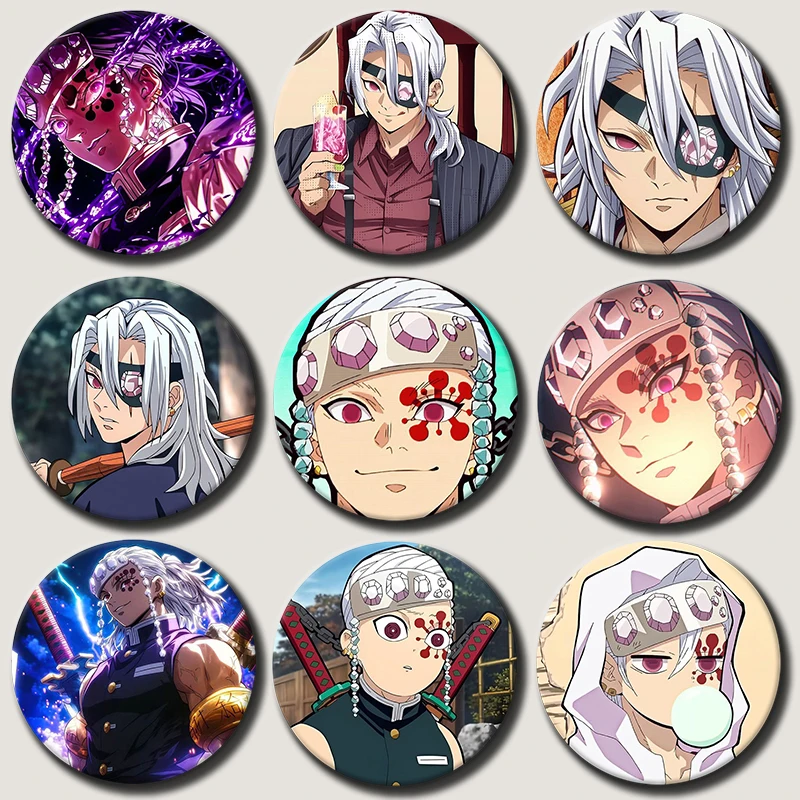 58mm Anime Character Uzui Tengen Soft Button Pin Demon Cartoon Brooch Creative Badge for Backpack Clothes Decoration Gift
58mm Anime Character Uzui Tengen Soft Button Pin Demon Cartoon Brooch Creative Badge for Backpack Clothes Decoration Gift