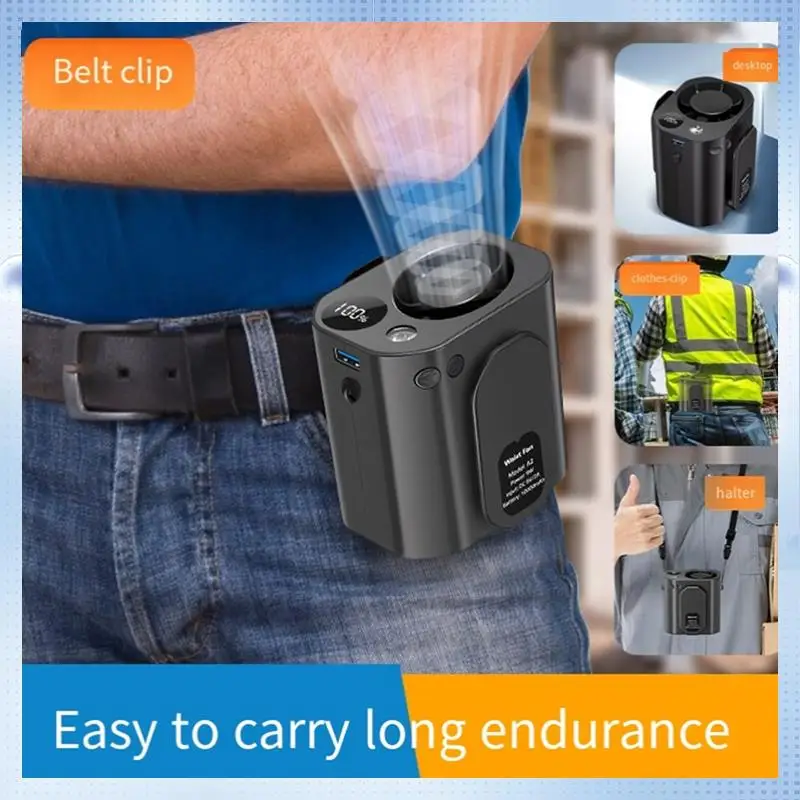 ABHQ-Versatile Portable Fan With Power Bank Long Clip For Waist/Neck/Backpack Ideal For Hiking And Camping
ABHQ-Versatile Portable Fan With Power Bank Long Clip For Waist/Neck/Backpack Ideal For Hiking And Camping