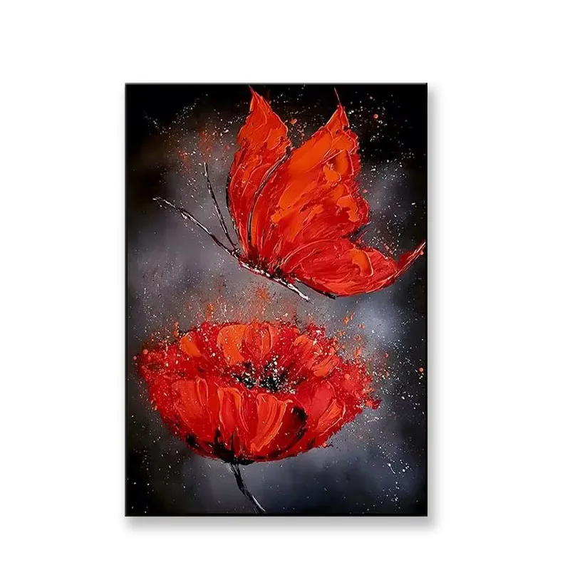 Quality Artwork Painting,Red Butterfly Flower,Corridor Mural Pure Hand Drawn Canvas Oil Painting,Wall Hanging Picture for Indoor
Quality Artwork Painting,Red Butterfly Flower,Corridor Mural Pure Hand Drawn Canvas Oil Painting,Wall Hanging Picture for Indoor