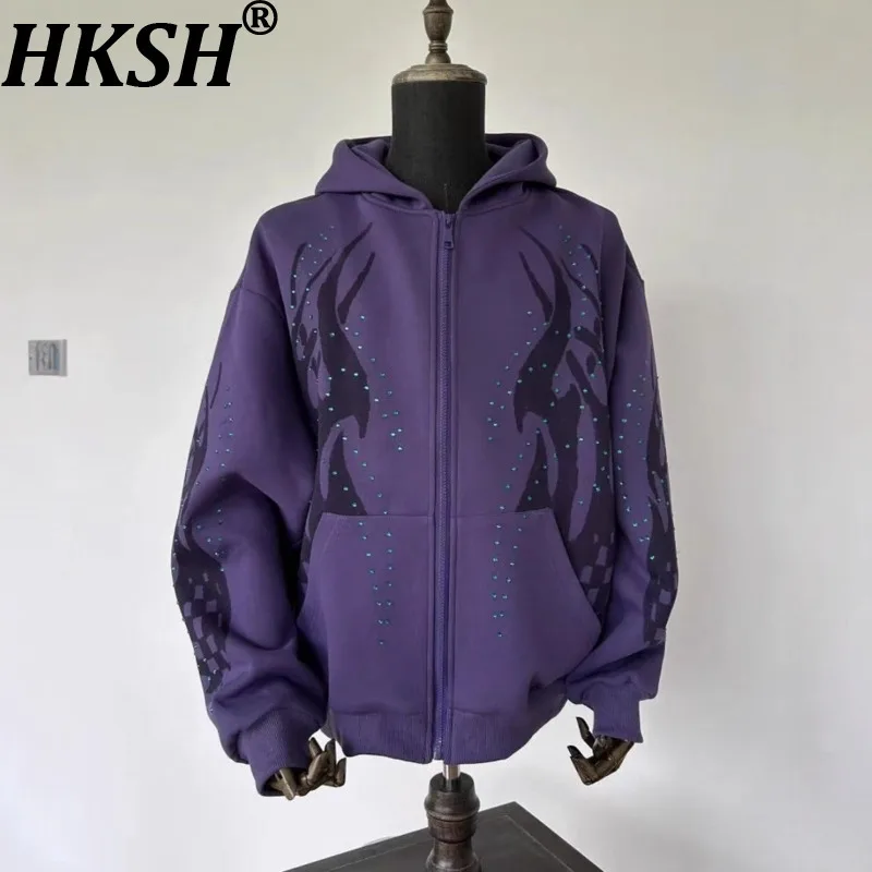 HKSH Man's Trendy Digital Print Hoodie Sweatshirt Autumn New Hip Hop Gothic High Street Loose Zipper Letter Printed Coats HK9620
HKSH Man's Trendy Digital Print Hoodie Sweatshirt Autumn New Hip Hop Gothic High Street Loose Zipper Letter Printed Coats HK9620