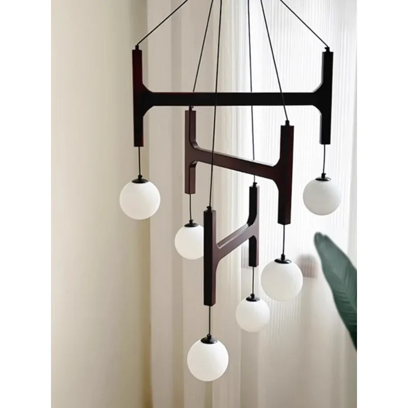 Wabi-sabi Vintage Solid Wood Chandelier for Loft Dining Room Living room Bedroom LED Glass Bean Pendant Lamp French Home Décor
Wabi-sabi Vintage Solid Wood Chandelier for Loft Dining Room Living room Bedroom LED Glass Bean Pendant Lamp French Home Décor