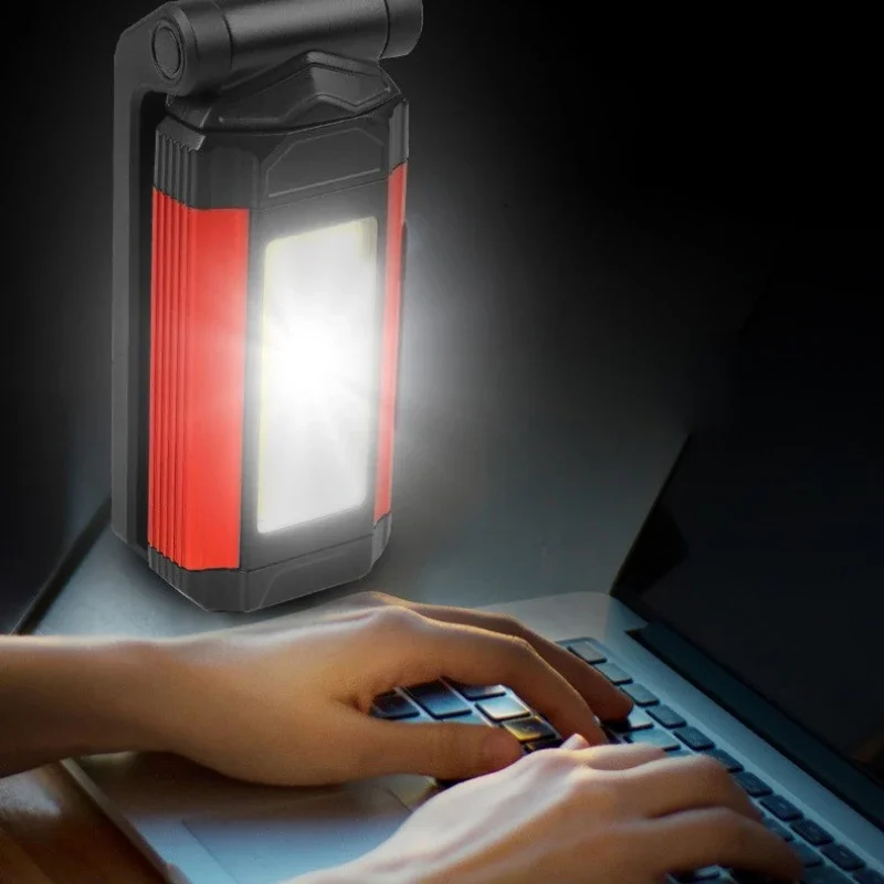 COB Magnetic Work Light Adjustable Folding Strong LED Searchlight Flashlight Waterproof Emergency Camping Tent Lantern With Hook
COB Magnetic Work Light Adjustable Folding Strong LED Searchlight Flashlight Waterproof Emergency Camping Tent Lantern With Hook