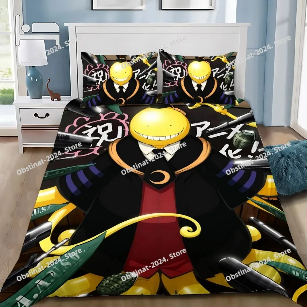 Duvet Cover Pillowcase Bedding Set Anime Assassination ClassroomS Adult Boy Girl Bedroom Decoration Children Gift Single Double
Duvet Cover Pillowcase Bedding Set Anime Assassination ClassroomS Adult Boy Girl Bedroom Decoration Children Gift Single Double