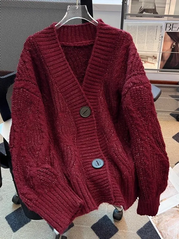 Rust Red V-Ne Long Sve вязаный свитер пальто женский осенне-зимний плюс размер яркий антивозрастной открытый кардиган
Rust Red V-Ne Long Sve вязаный свитер пальто женский осенне-зимний плюс размер яркий антивозрастной открытый кардиган