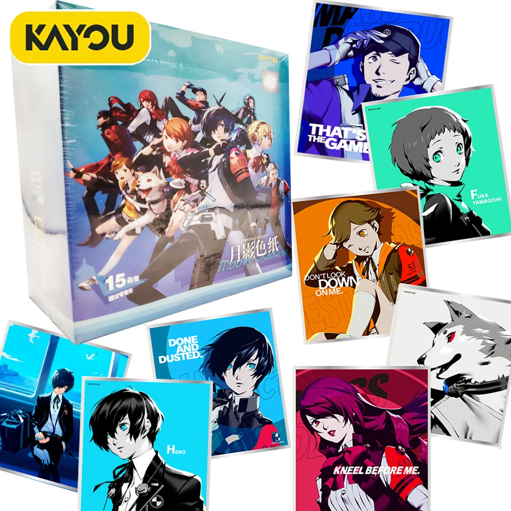 Kayou Original Persona3 игровые коллекционные карты Junpei Iori Yukari Takeba креативный дизайн лунная тень цветные бумажные карты игрушка в подарок
Kayou Original Persona3 игровые коллекционные карты Junpei Iori Yukari Takeba креативный дизайн лунная тень цветные бумажные карты игрушка в подарок