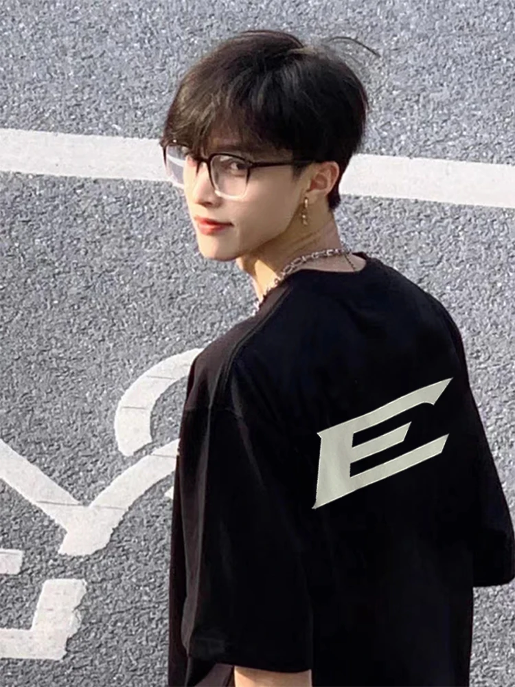 American Sle Street Heavyweight Hard T-irt Large Letter ort Sve Men's Trendy Brand High Street Summer Seven-f Sve
American Sle Street Heavyweight Hard T-irt Large Letter ort Sve Men's Trendy Brand High Street Summer Seven-f Sve