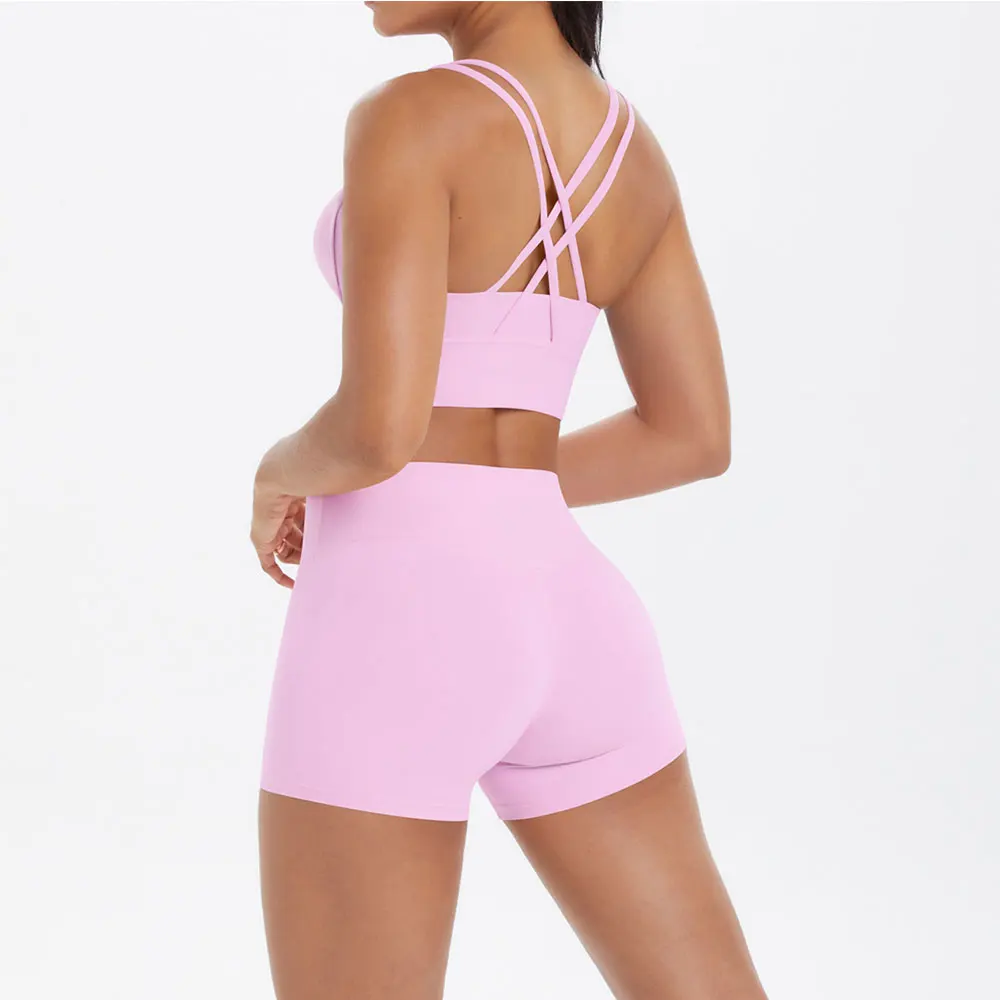 2 Pieces Yoga Sport Set Women Crop Top Bra Shorts Yoga Set Comfort Elastic Sportsuit Workout Outfit Fitness Gym Clothes
2 Pieces Yoga Sport Set Women Crop Top Bra Shorts Yoga Set Comfort Elastic Sportsuit Workout Outfit Fitness Gym Clothes