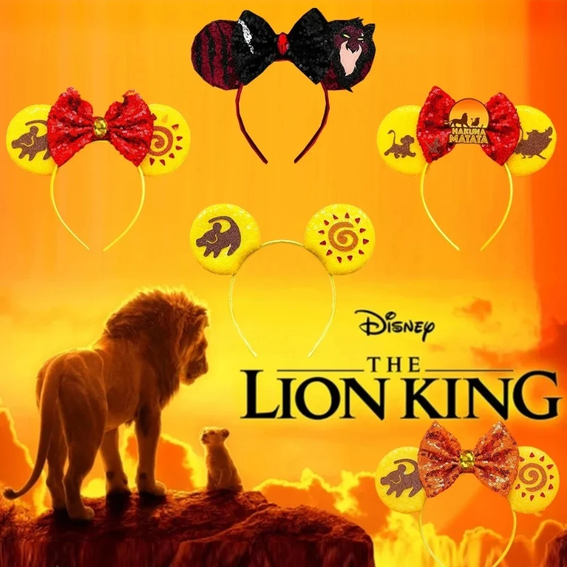 The Lion King Disney Hairbands Women Cute Cartoon Simba Headbands Children Sequins Bow Hair Accessories Girl Birthday Party Gift
The Lion King Disney Hairbands Women Cute Cartoon Simba Headbands Children Sequins Bow Hair Accessories Girl Birthday Party Gift