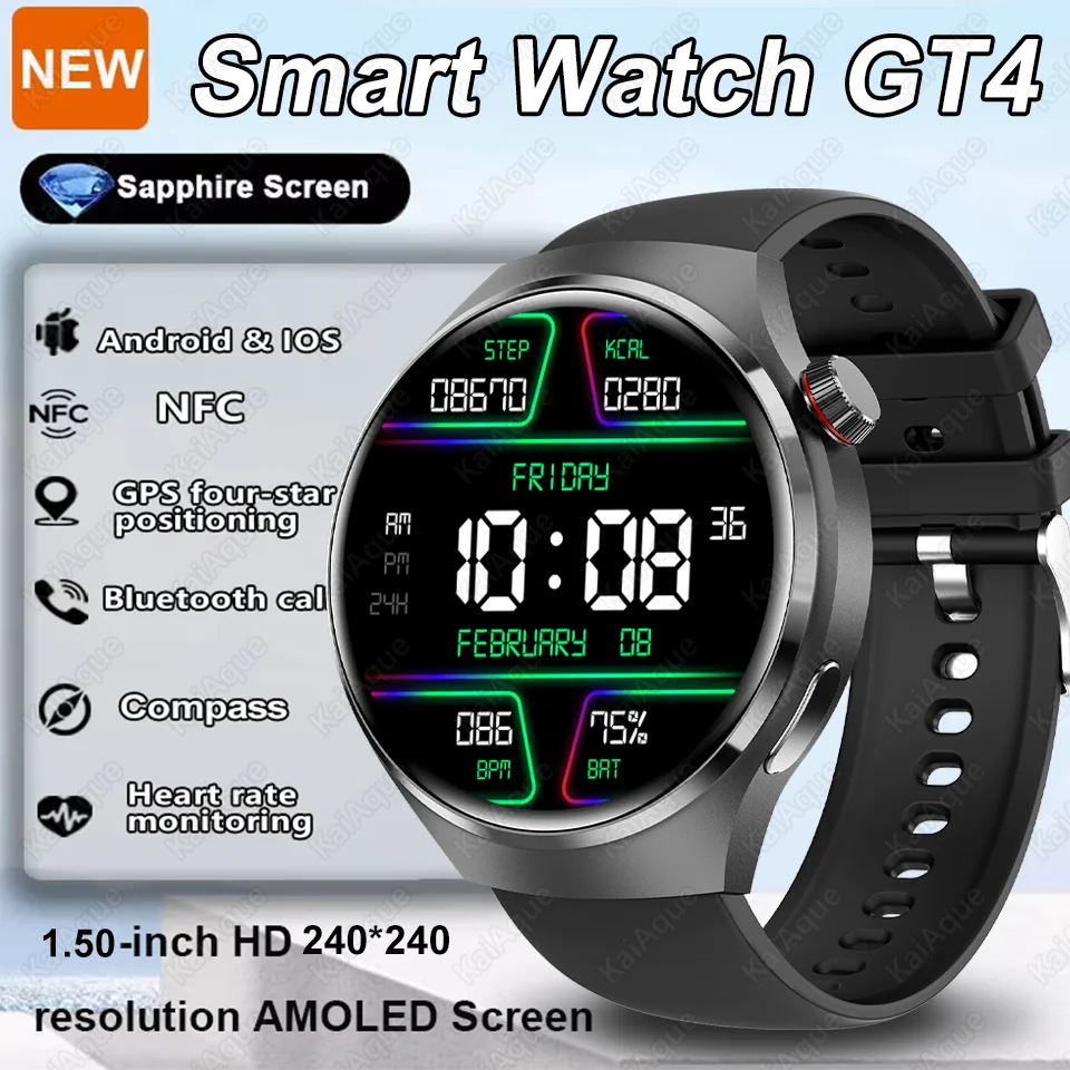 GT 4 PRO Смарт-часы Мужчины 360*360 AMOLED HD Экран Bluetooth Вызов SmartWatch Сердечный ритм Кислород в крови NFC GPS Трек Спортивные часы 
GT 4 PRO Смарт-часы Мужчины 360*360 AMOLED HD Экран Bluetooth Вызов SmartWatch Сердечный ритм Кислород в крови NFC GPS Трек Спортивные часы