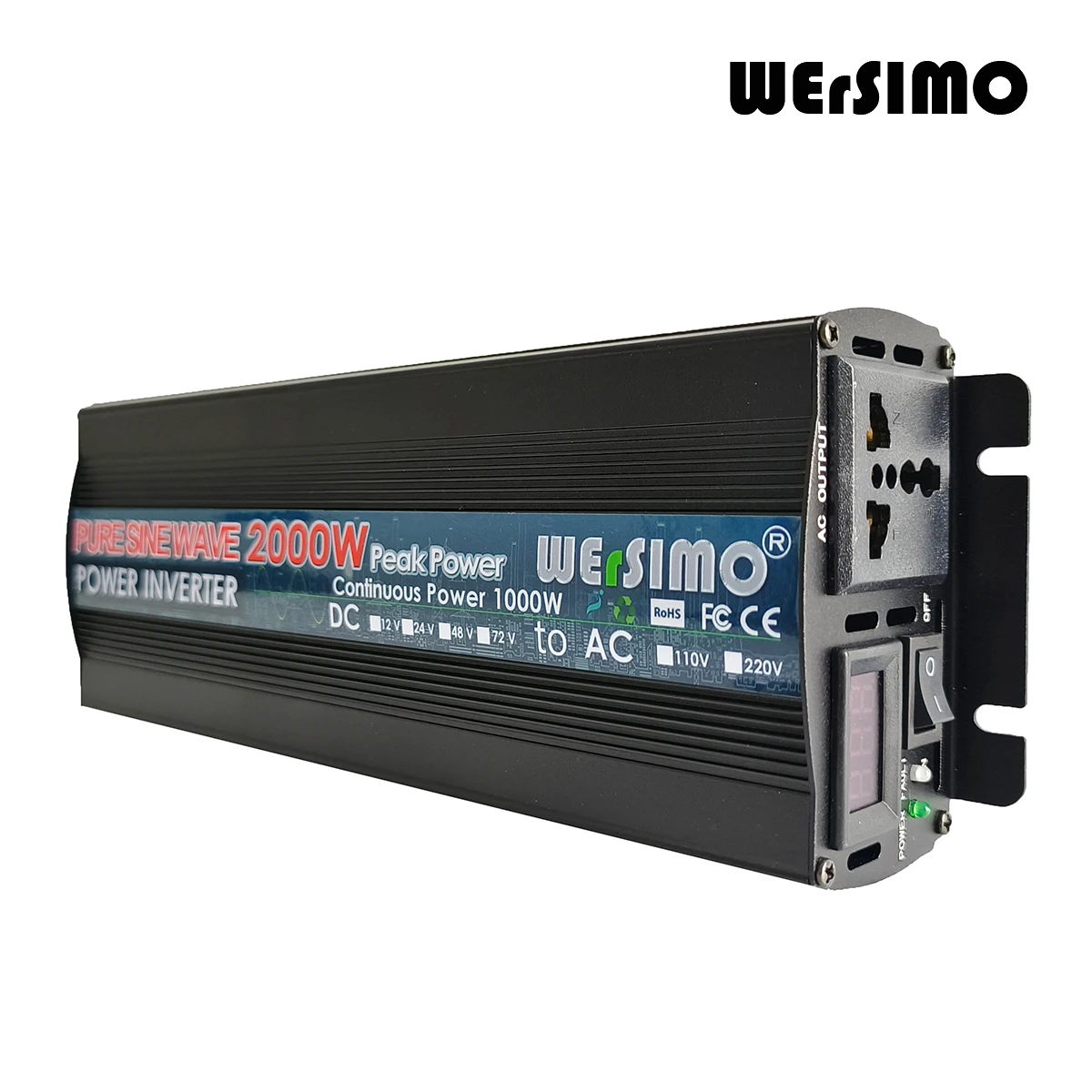Pure Sine Wave Inverter Power 2000w DC 12V 24V 48V To AC 220V Solar System for Home Complete Kit Car Electric
Pure Sine Wave Inverter Power 2000w DC 12V 24V 48V To AC 220V Solar System for Home Complete Kit Car Electric