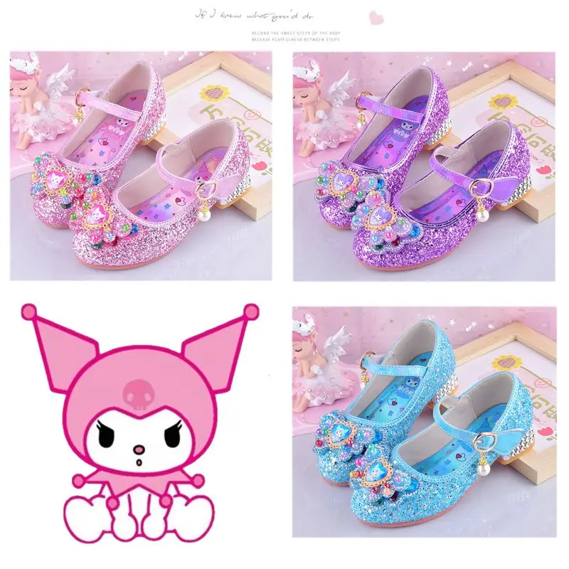 Sanrio High Heel Princess Pink Blue Party Shoes Summer New Purple Kuromi Girls Sandals Dancing Shoes Girly Crystal Shoes Gift
Sanrio High Heel Princess Pink Blue Party Shoes Summer New Purple Kuromi Girls Sandals Dancing Shoes Girly Crystal Shoes Gift