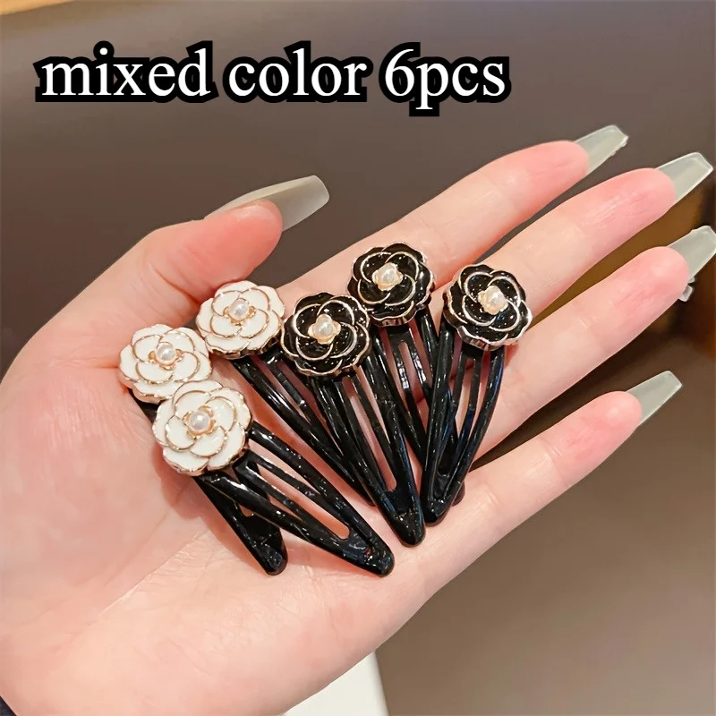 6 pieces mixed elegant temperament black camellia hairpin simple bangs side clip lady sweet bb clip
6 pieces mixed elegant temperament black camellia hairpin simple bangs side clip lady sweet bb clip