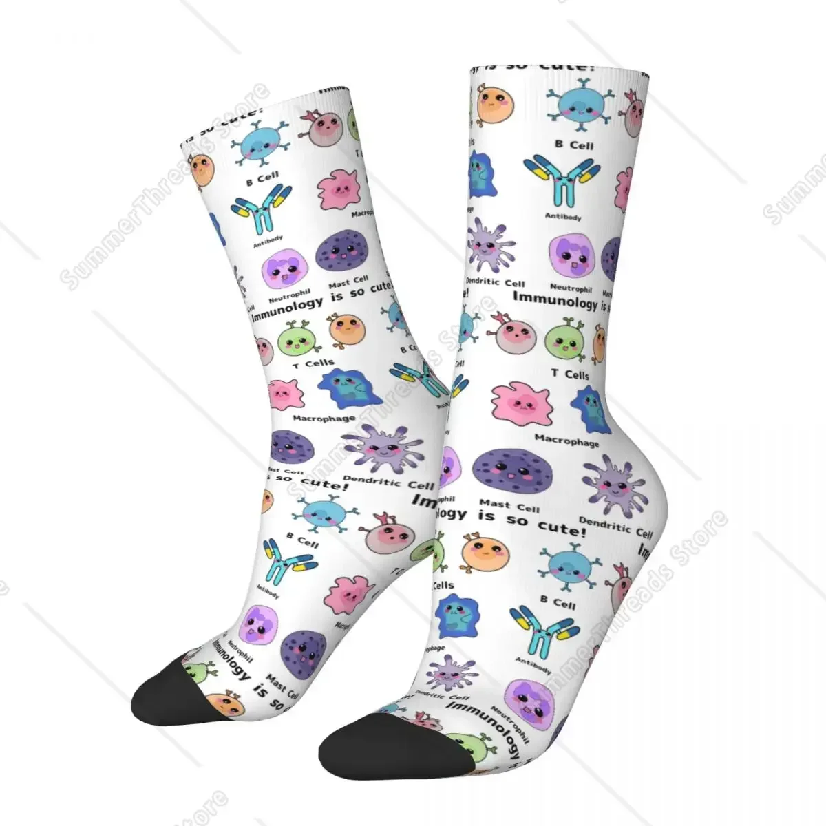 Cute Immunology Cell Pattern Mid - calf Socks, Fun Gift for Biology & Science Lovers
Cute Immunology Cell Pattern Mid - calf Socks, Fun Gift for Biology & Science Lovers