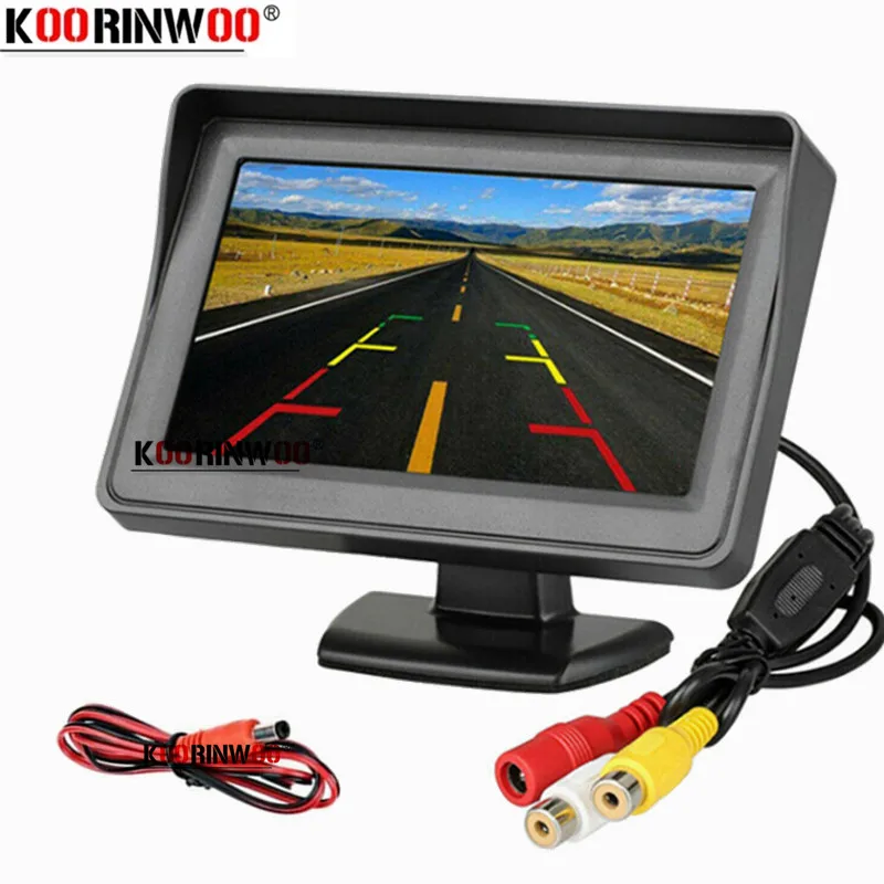 Koorinwoo Car Screen Video System AV1/2 TFT Universal Parking Android Auto Accessories Vehicle Monitor 4.3" For Rear View Camera
Koorinwoo Car Screen Video System AV1/2 TFT Universal Parking Android Auto Accessories Vehicle Monitor 4.3" For Rear View Camera