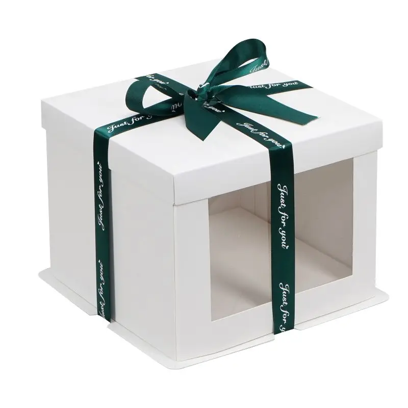 Customized productWholesale Cake Boxes With Window Luxury Cake Packaging With Ribbon Birthday Wishes Cake Box Ribbons
Customized productWholesale Cake Boxes With Window Luxury Cake Packaging With Ribbon Birthday Wishes Cake Box Ribbons