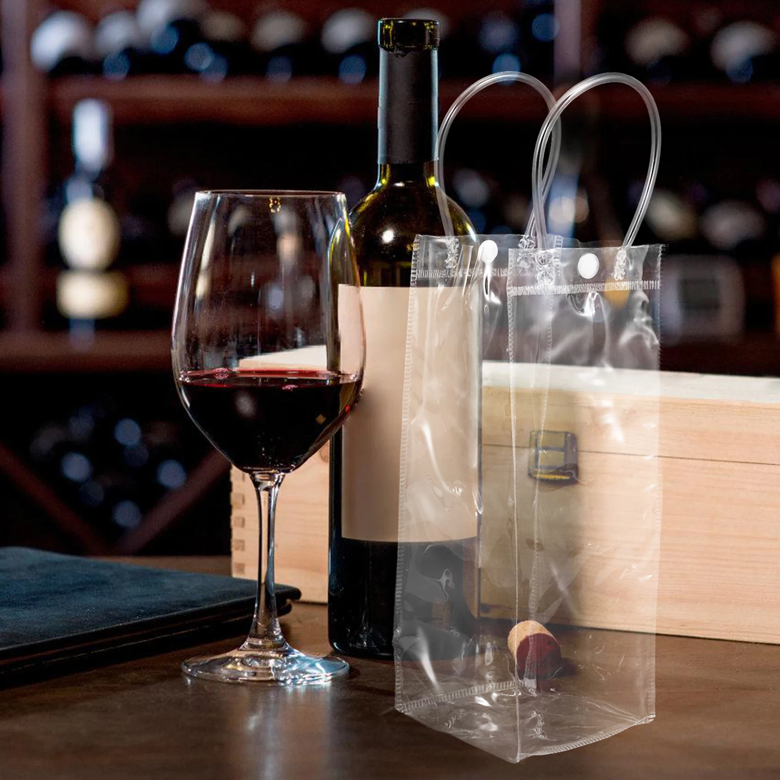 5 Pcs Portable Cooler Bag Transparent PVC Foldable Leakproof Chillers Bottle Outdoor Party Beverages Ice Pack
5 Pcs Portable Cooler Bag Transparent PVC Foldable Leakproof Chillers Bottle Outdoor Party Beverages Ice Pack