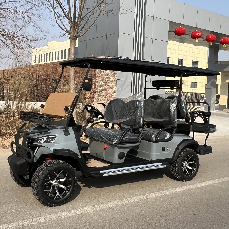 Wholesale 2-4-6 Seat Electric Golf Cart Aluminum Frame Buggy 5000W Motor 48V/72V Golf Cart with 120ah Lithium Battery
Wholesale 2-4-6 Seat Electric Golf Cart Aluminum Frame Buggy 5000W Motor 48V/72V Golf Cart with 120ah Lithium Battery