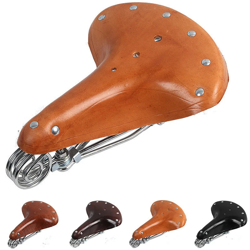 Retro Elephant Spring Saddle,Top Layer of Cow Leather, Handmade,Old-Fashioned Bicycle Saddle,TDX-5, Multi Color
Retro Elephant Spring Saddle,Top Layer of Cow Leather, Handmade,Old-Fashioned Bicycle Saddle,TDX-5, Multi Color