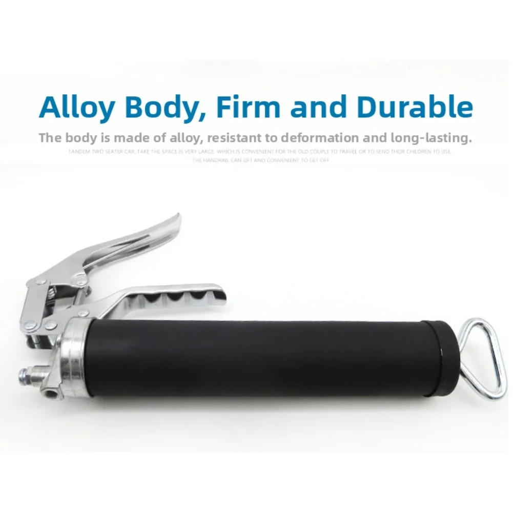 Инструмент для смазки авторемонта 400CC с усиленной резьбой большой емкости и эргономичным дизайном для повышенного комфорта пользователя
Инструмент для смазки авторемонта 400CC с усиленной резьбой большой емкости и эргономичным дизайном для повышенного комфорта пользователя