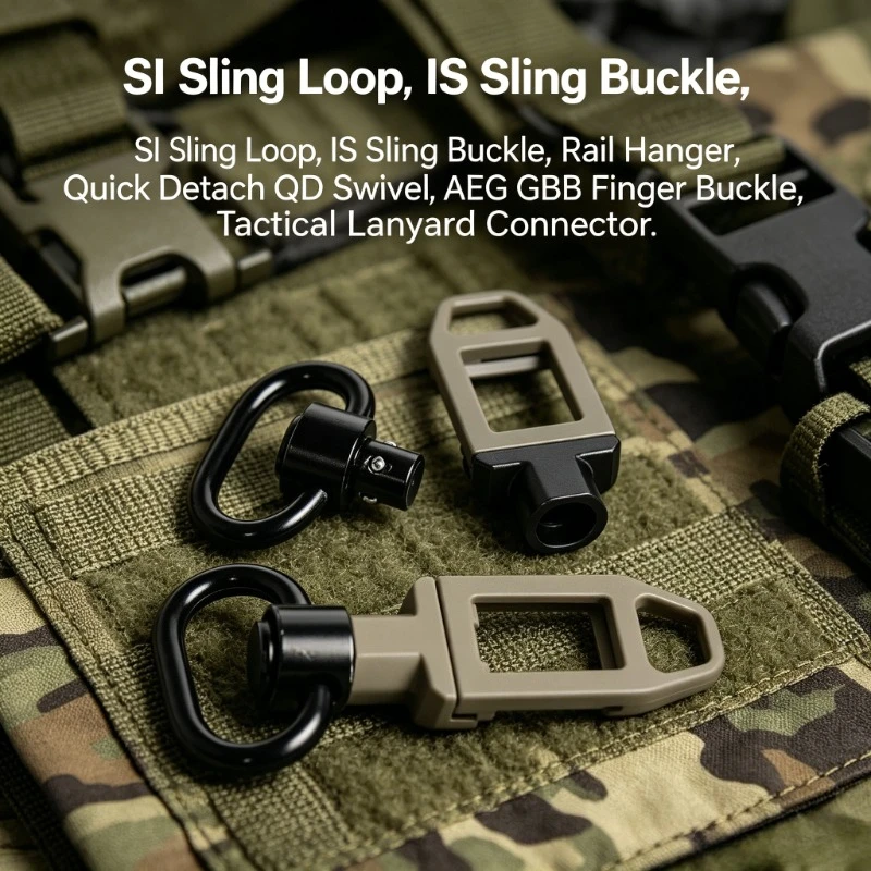 SI Sling Loop IS Sling Buckle Tactical Lanyard Connector Rail Hanger QD Swivel for Outdoor Sport Wargame Model Mod Parts
SI Sling Loop IS Sling Buckle Tactical Lanyard Connector Rail Hanger QD Swivel for Outdoor Sport Wargame Model Mod Parts