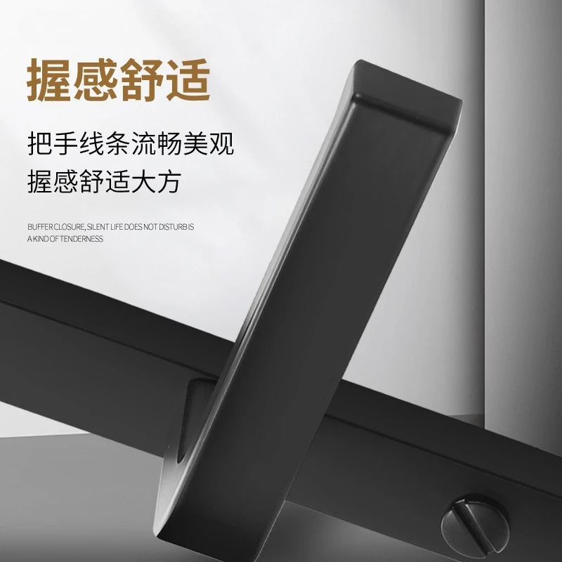 Black Extremely Narrow Edged Door Frame, Balcony, Bathroom, Kitchen, Bathroom Single Tongue Handle and Door Lock
Black Extremely Narrow Edged Door Frame, Balcony, Bathroom, Kitchen, Bathroom Single Tongue Handle and Door Lock