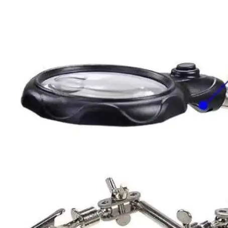 Hand Clip Clamp LED Magnifying Glass Soldering Iron Stand Magnifier Welding Repair Holder Tools DIY Auxiliary Clamp
Hand Clip Clamp LED Magnifying Glass Soldering Iron Stand Magnifier Welding Repair Holder Tools DIY Auxiliary Clamp