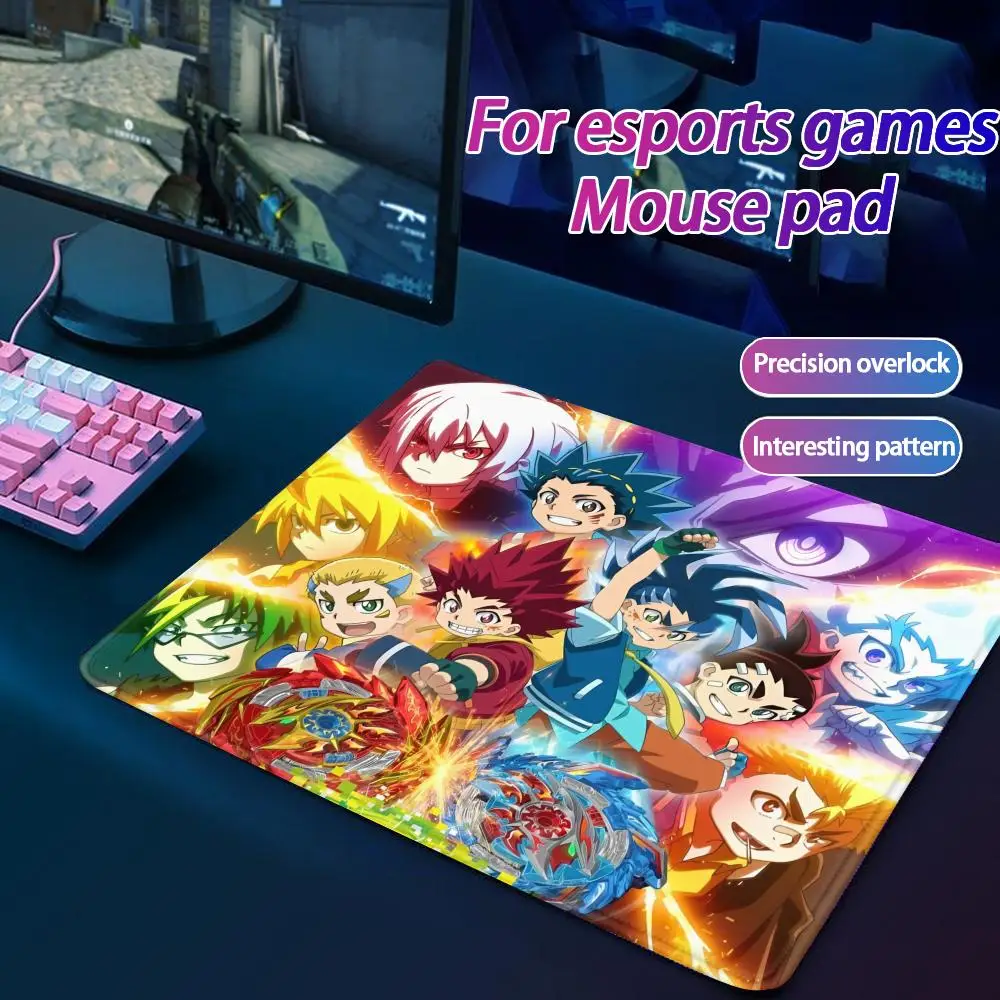 B-Beyblade Mouse Pad Small Desk Pad Desktop Computer Keyboard Wireless Mouse Boy Gift for Play games Coasters
B-Beyblade Mouse Pad Small Desk Pad Desktop Computer Keyboard Wireless Mouse Boy Gift for Play games Coasters