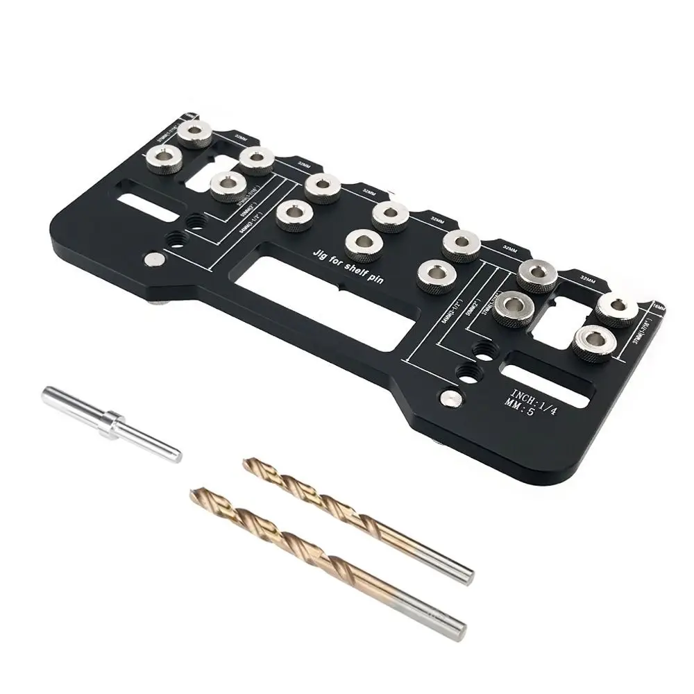 Aluminum Alloy Handle Pitch Punch Hole Locator Wear Resist Durable Aluminum Pocket Hole Jig Kit Multi-Function Precision
Aluminum Alloy Handle Pitch Punch Hole Locator Wear Resist Durable Aluminum Pocket Hole Jig Kit Multi-Function Precision