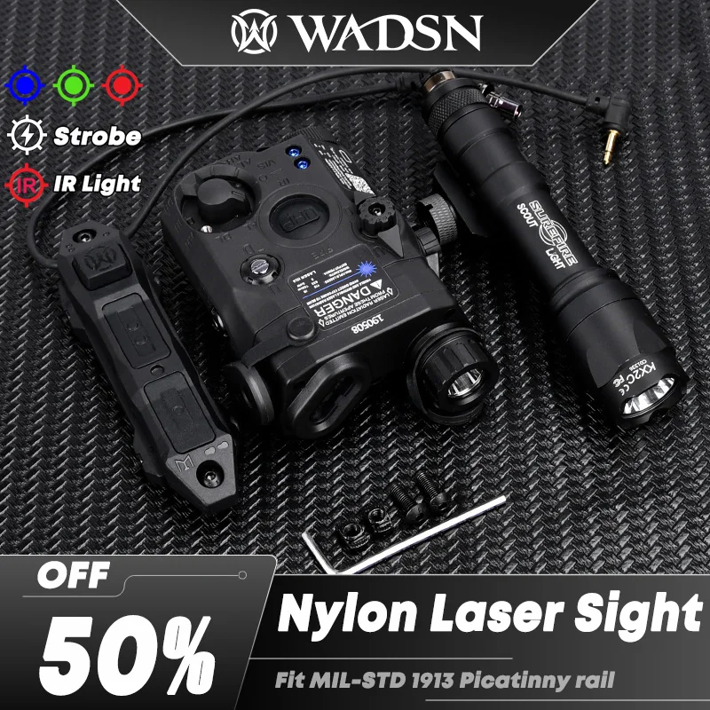 WADSN PEQ15 IR Laser Sight Red Green Blue Visual laser Surefire M300 M600 Flashlight Weapons Three-control Remote Control Switch
WADSN PEQ15 IR Laser Sight Red Green Blue Visual laser Surefire M300 M600 Flashlight Weapons Three-control Remote Control Switch